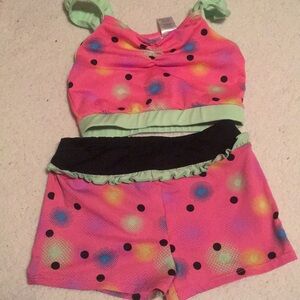 Freestyle Danskin dance 2 piece set size 10/12